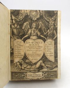 Estimation Livre ancien - Couverture du livre Estimation du livre « les Secrets moraux, concernant les Passions du Coeur Humain »