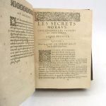Couverture du livre Estimation du livre « les Secrets moraux, concernant les Passions du Coeur Humain »