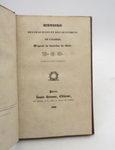 Estimation Sciences Humaines - Couverture du livre Estimation du livre « histoire des penchants et des sentiments de l’Homme, d’après la doctrine de Gall »