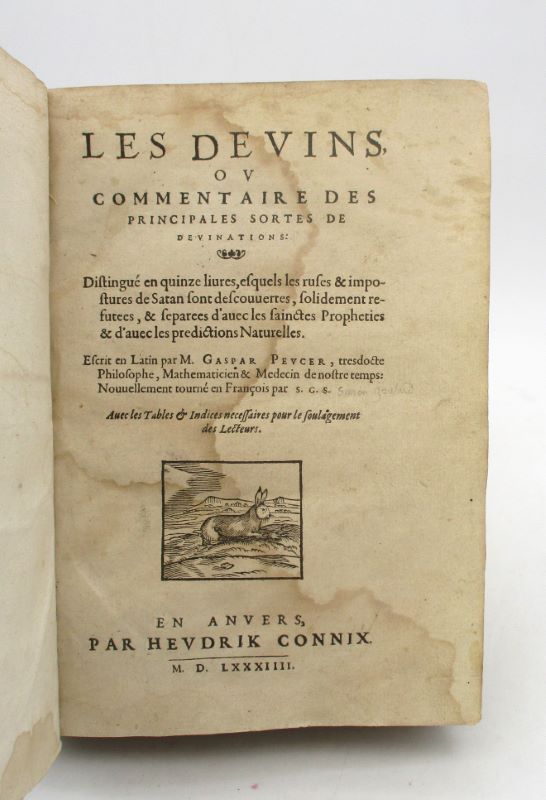 Couverture du livre Estimation du livre « les Devins ou Commentaire des principales sortes de divination »