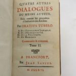 Couverture du livre Estimation du livre « cinq dialogues faits à l’imitation des Anciens [suivi de:] Quatre autres dialogues du même auteur »