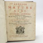 Couverture du livre Estimation du livre « le Droit de la Nature et des gens ou système général des principes les plus importants de la morale, de la jurisprudence et de la politique  [suivi de : ]  Oratio Inauguralis de Dignitate et Utilitate Juris ac historiarum »
