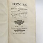 Couverture du livre Estimation du livre « histoire des causes premières ou Exposition sommaire des pensées des philosophes sur les principes des êtres »