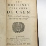 Couverture du livre Estimation du livre « les Origines de la ville de Caen »