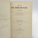 Couverture du livre Estimation du livre « manuel de philologie classique »