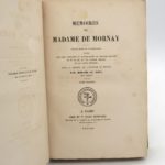 Couverture du livre Estimation du livre « mémoires de madame de Mornay »