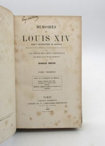 Estimation Histoire - Couverture du livre Estimation du livre « mémoires de Louis XIV pour l’instruction du dauphin »