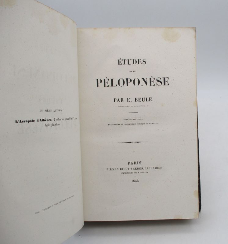 Couverture du livre Estimation du livre « Études sur le Péloponnèse »