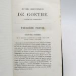 Couverture du livre Estimation du livre « oeuvres scientifiques de Goethe »