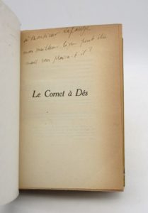 Estimation Edition originale - Couverture du livre Estimation du livre « le Cornet à Dés »