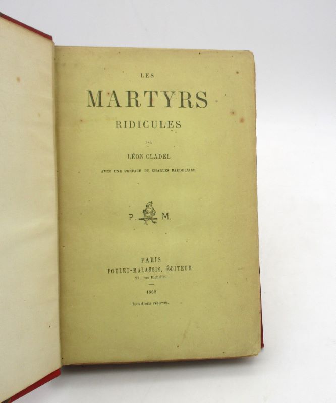 Couverture du livre Estimation du livre « les Martyrs ridicules »