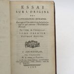 Couverture du livre Estimation du livre « essai sur l’origine des connoissances humaines »