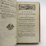 Couverture du livre Estimation du livre « essai sur l’origine des connoissances humaines »