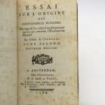 Couverture du livre Estimation du livre « essai sur l’origine des connoissances humaines »