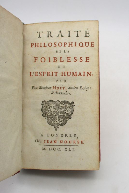 Couverture du livre Estimation du livre « traité philosophique de la foiblesse de l’esprit humain »