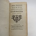 Couverture du livre Estimation du livre « petri Danielis Huetii episcopi abrincensis Carmina »