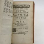 Couverture du livre Estimation du livre « petri Danielis Huetii episcopi abrincensis Carmina »