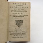 Couverture du livre Estimation du livre « histoire de la révolution des estats du grand mogol [suivi de:] Evenemens particulier, Ou ce qui s’est passé de plus considérable après la guerre pendant cinq ans, ou environ, dans les estats du grand mogol [suivi de:] Suite des mémoires du sieur Bernier sur l’empire du grand mogol »