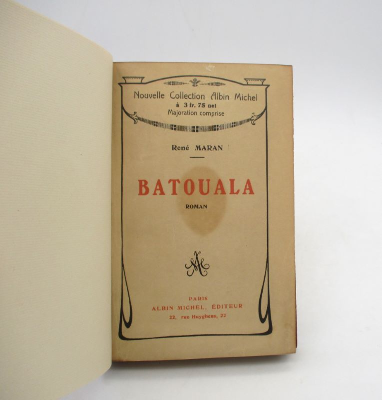 Couverture du livre Estimation du livre « batouala »