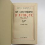 Couverture du livre Estimation du livre « les Vertes Collines d’Afrique »