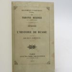 Couverture du livre Estimation du livre « Épisode de l’histoire de Russie – Les faux Démétrius »