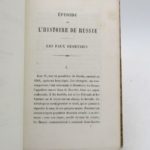 Couverture du livre Estimation du livre « Épisode de l’histoire de Russie – Les faux Démétrius »