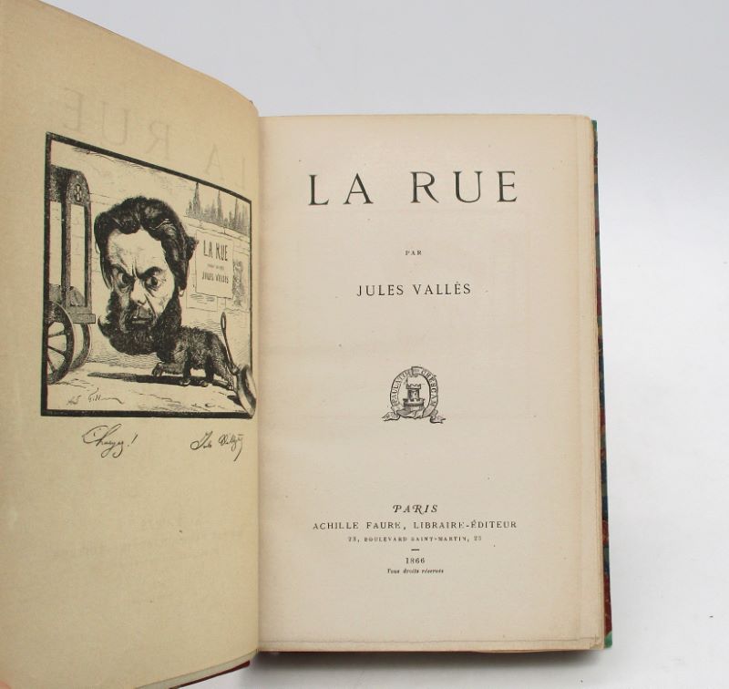Couverture du livre Estimation du livre « la Rue »