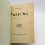 Couverture du livre Estimation du livre « messaline : roman de l’ancienne Rome »