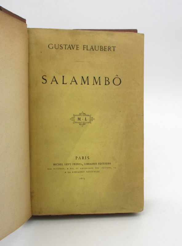 Couverture du livre Estimation du livre « salammbô »