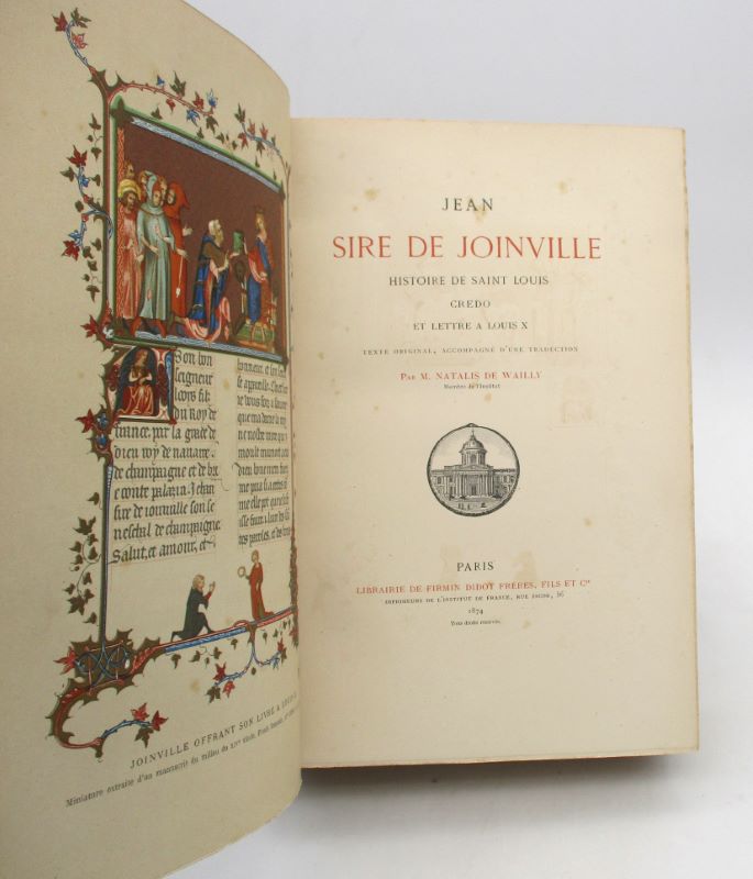 Couverture du livre Estimation du livre « histoire de Saint Louis : credo et lettre à Louis X »