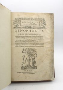 Estimation Livre ancien - Couverture du livre Estimation du livre « xenophontis omnia quae extant opera »