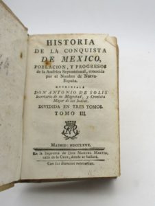 Estimation Voyages-Atlas - Couverture du livre Estimation du livre « historia de la Conquista de Mexico, poblacion, y progresos de la América Septentrional conocida por el Nombre de Nueva-España : tome III seul »