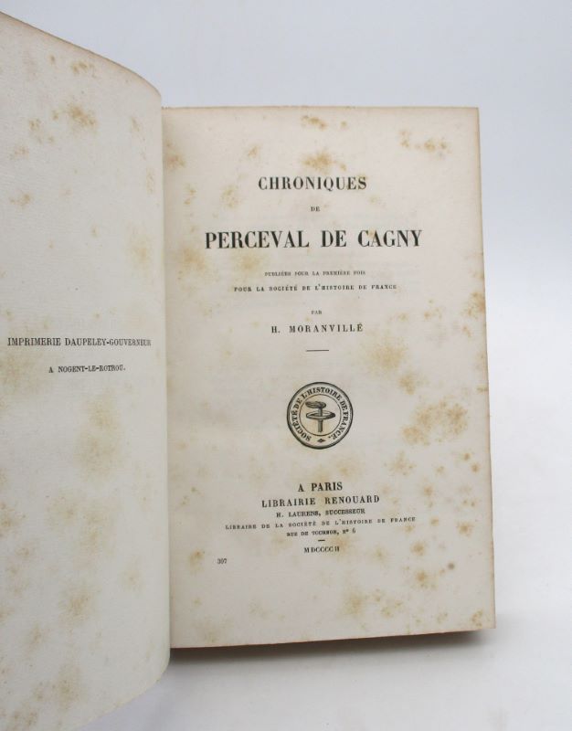 Couverture du livre Estimation du livre « chroniques de Perceval de Cagny »