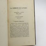 Couverture du livre Estimation du livre « monographie de la commune de Savigny (Haute-Savoie) : Étude descriptive et historique »