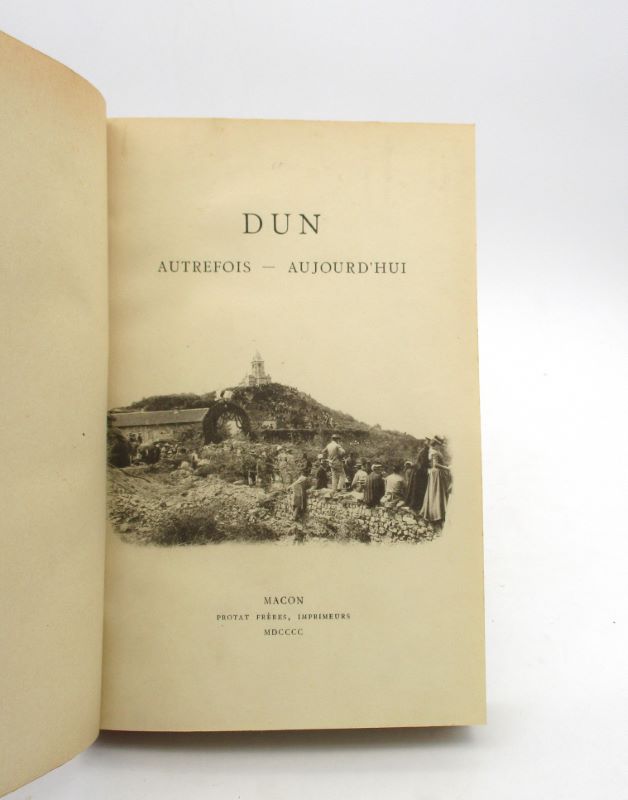 Couverture du livre Estimation du livre « dun : Autrefois – Aujourd’hui »
