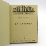 Couverture du livre Estimation du livre « la Pandora »