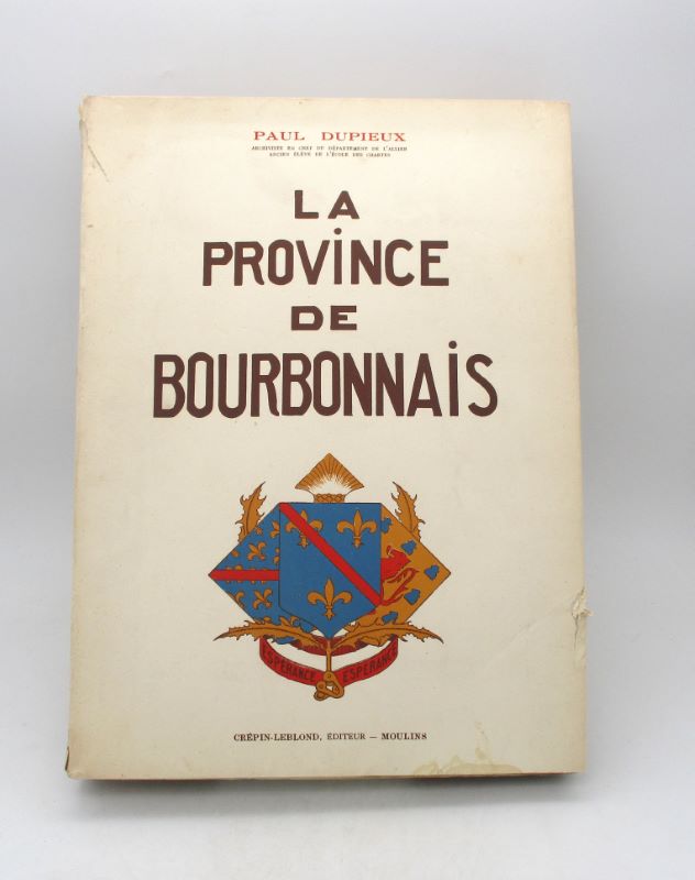 Couverture du livre Estimation du livre « la Province de Bourbonnais »