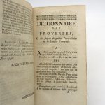 Couverture du livre Estimation du livre « dictionnaire des proverbes françois, et des façons de parler comiques, burlesques et familières, &c. avec l’explication, et les étymologies les plus avérées »