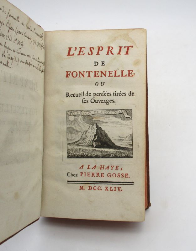 Couverture du livre Estimation du livre « l’Esprit de Fontenelle ou Recueil de pensées tirées de ses ouvrages »