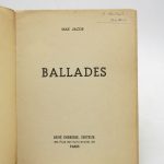 Couverture du livre Estimation du livre « ballades »