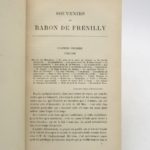 Couverture du livre Estimation du livre « souvenirs du baron de Frénilly : Pair de France (1768-1828) »