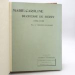 Couverture du livre Estimation du livre « marie-Caroline : Duchesse de Berry 1816-1830 »