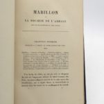 Couverture du livre Estimation du livre « mabillon et la société de l’abbaye de Saint-Germain des prés à la fin du dix-septième siècle 1664-1707 »