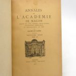 Couverture du livre Estimation du livre « annales de l’Académie de Mâcon – Société des arts, sciences, belles-lettres et agriculture de Saône-et-Loire »