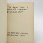 Couverture du livre Estimation du livre « the Apple Cart : A Political Extravangaza »