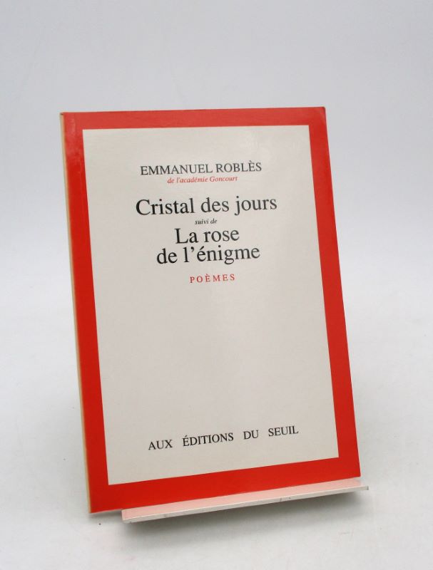 Couverture du livre Estimation du livre « cristal des jours suivi de La Rose de l’énigme »