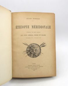 Estimation Voyages-Atlas - Couverture du livre Estimation du livre « Éthiopie méridionale : Journal de mon voyage aux pays Amhara, Oromo et Sidama – septembre 1885 à novembre 1888 »