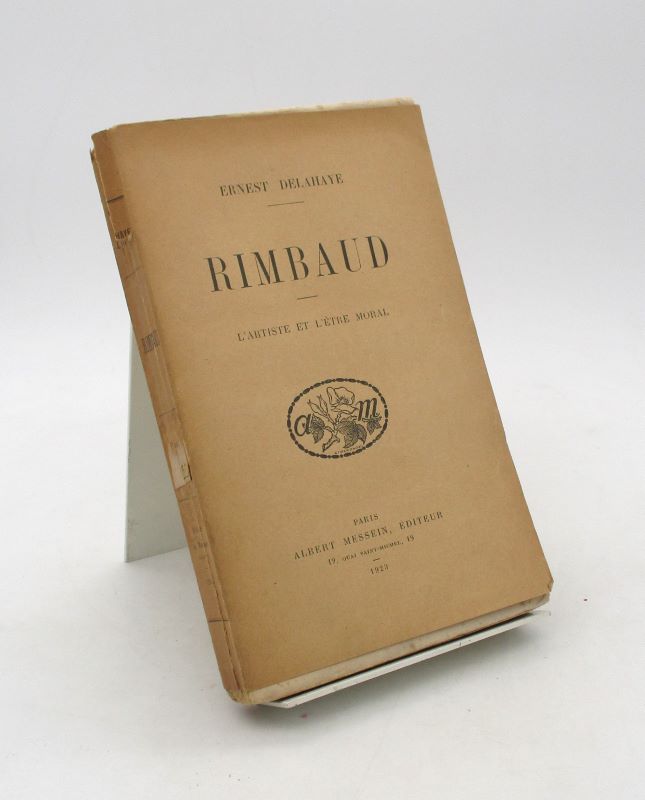 Couverture du livre Estimation du livre « rimbaud – L’Artiste et l’Être moral »