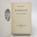 Couverture du livre Estimation du livre « rimbaud – L’Artiste et l’Être moral »