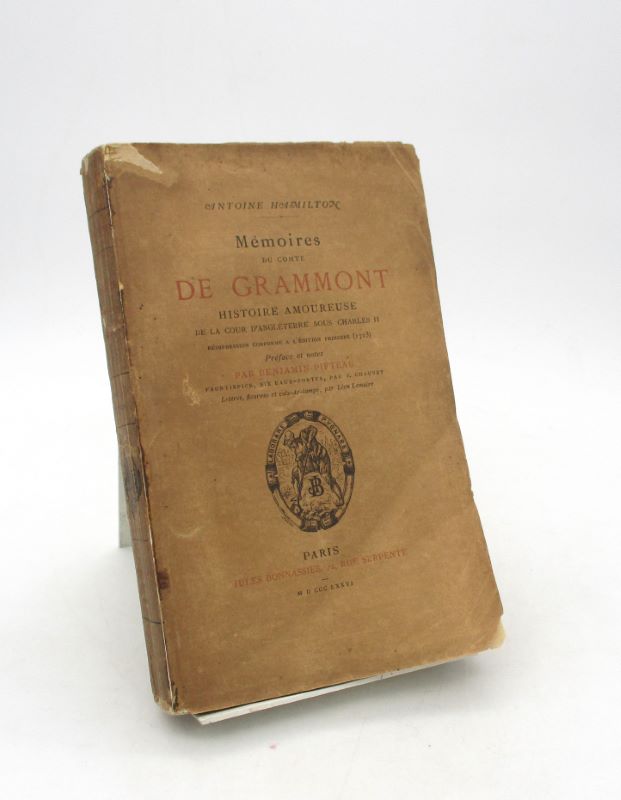 Couverture du livre Estimation du livre « mémoires du comte de Grammont : Histoire amoureuse de la cour d’Angleterre sous Charles II »